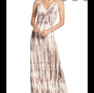 Felicity & Coco tie dye halter maxi